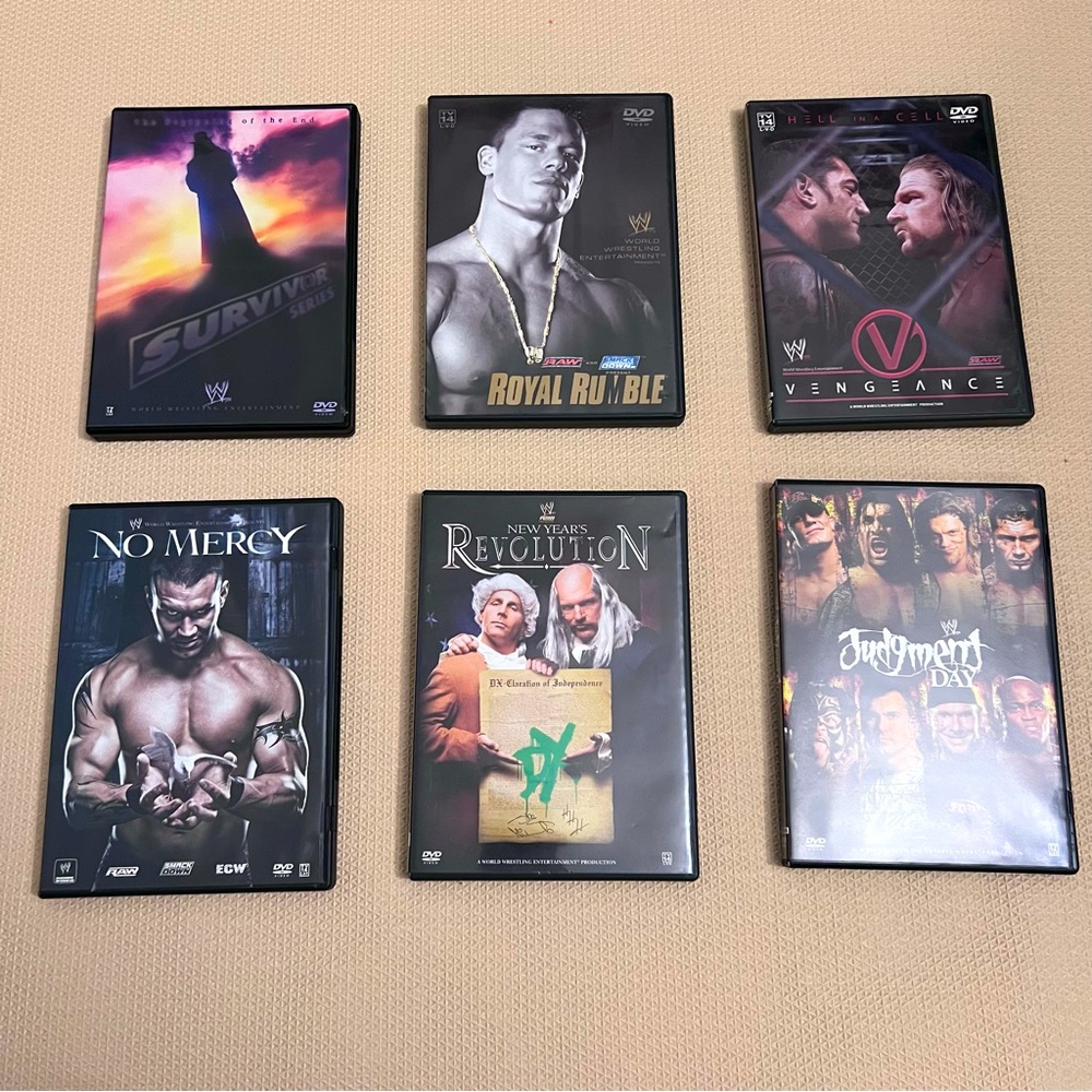 WWE DVD Bundle - Lot of 6